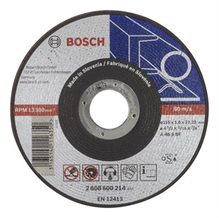 Bosch - 115*1,6 mm Expert Serisi Düz Metal Kesme Diski (Taş)