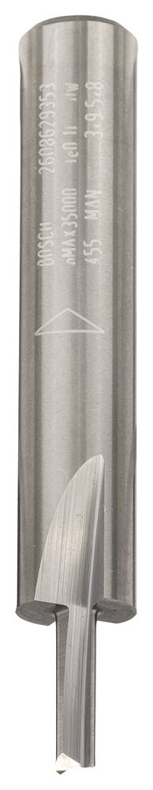 Bosch - Expert Serisi Ahşap İçin Çift Bıçaklı, Tam Sert Metal Kanal Freze Ucu 8*3*50,7 mm